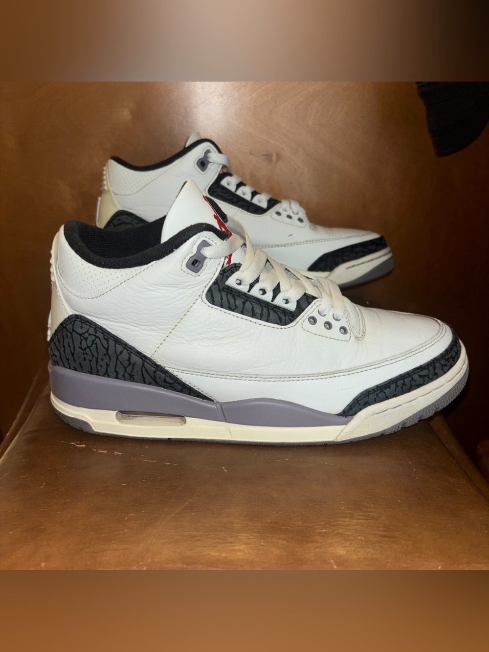 Air Jordan 3 Retro 'Cement Grey' Men's size 8.5